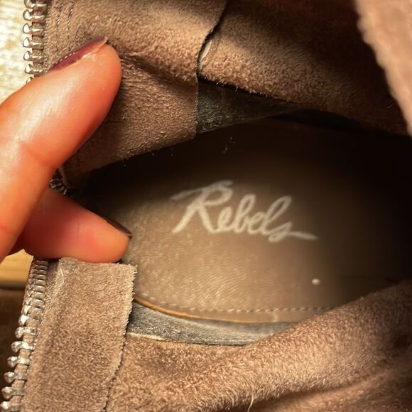 Rebels | Molly Western-Style Suede Booties, size 7.5 - Picture 11 of 14